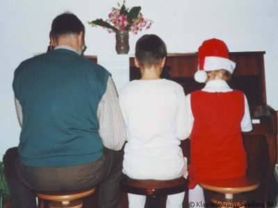 Foto Klavierunterricht - Klavierlehrerin - Svetlana Bll : 6-hndig mit Papa